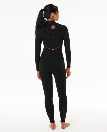 Rip Curl Women E7 Women's Flashbomb Fusion 3/2mm Zip Free Wetsuit