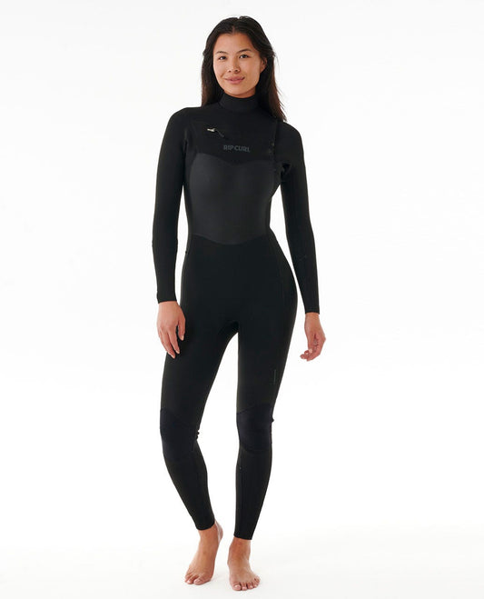 Rip Curl Women Womens Dawn Patrol 4/3 Chest Zip Wetsuit