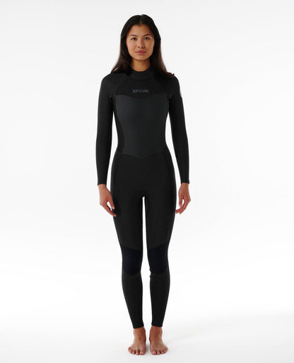 Rip Curl Women Womens Dawn Patrol 4/3 back Zip Wetsuit