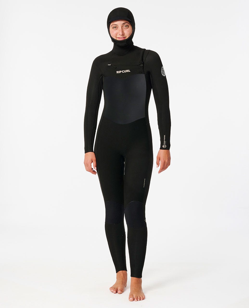 Rip Curl Women Women's Dawn Patrol 5/4 Hooded Chest Zip Fullsuit Wetsuit