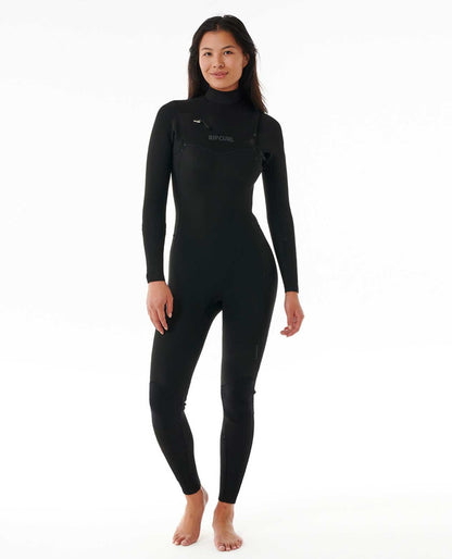 Rip Curl Women Womens Dawn Patrol Chest Zip 3/2 Wetsuit