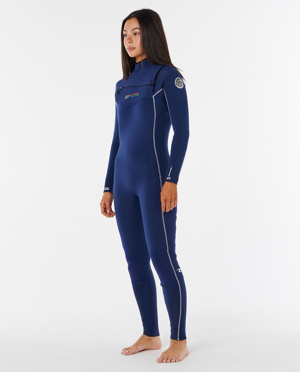 Rip Curl Women Stephanie Gilmore Dawn Patrol Chest Zip 3/2 Wetsuit