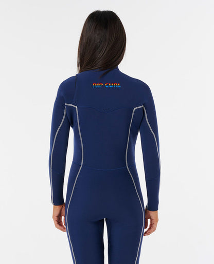 Rip Curl Women Stephanie Gilmore Dawn Patrol Chest Zip 3/2 Wetsuit