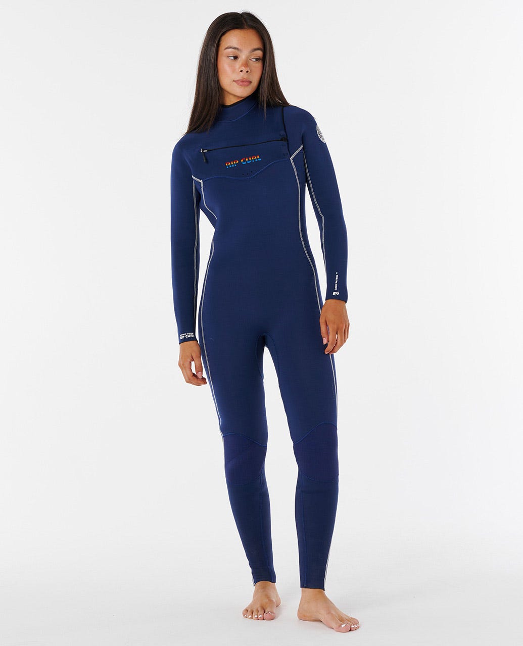 Rip Curl Women Stephanie Gilmore Dawn Patrol Chest Zip 3/2 Wetsuit