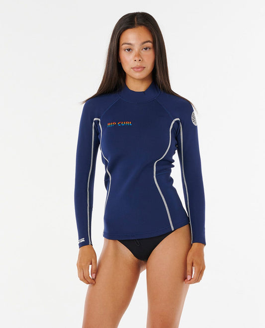 Rip Curl Women Stephanie Gilmore Dawn Patrol Long Sleeve 1.5mm Wetsuit Jacket