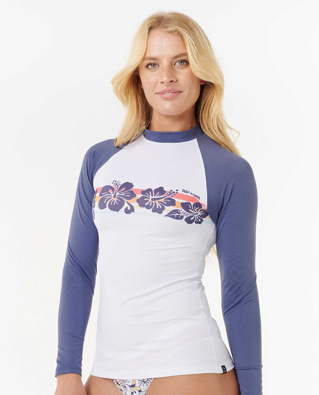 Rip Curl Women Waikiki Waves UPF50 Long Sleeve Rash Guard