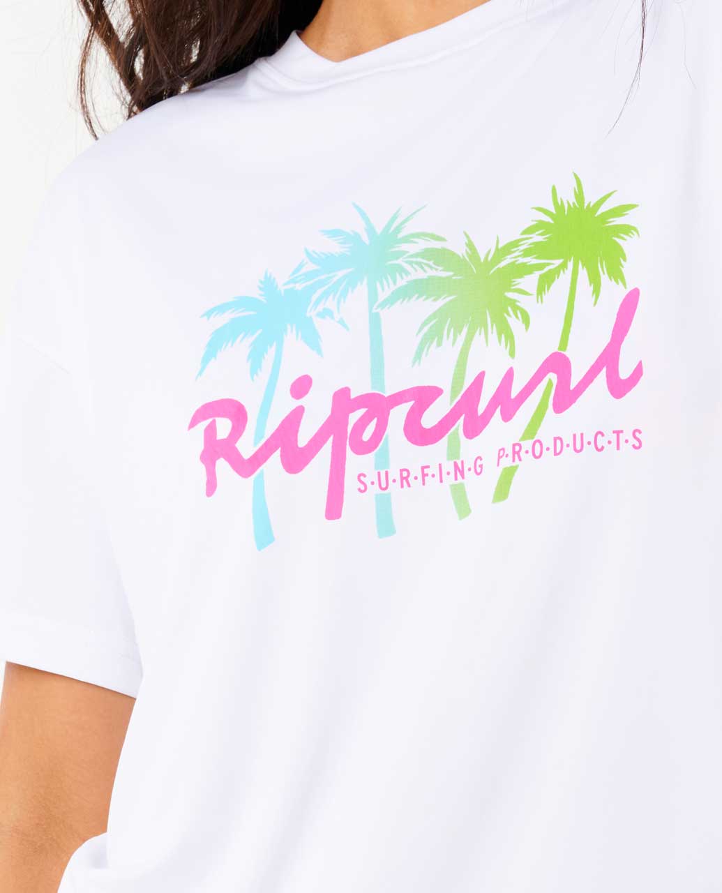 Rip Curl Women Es Vedra Short Sleeve Surflite Rash Guard