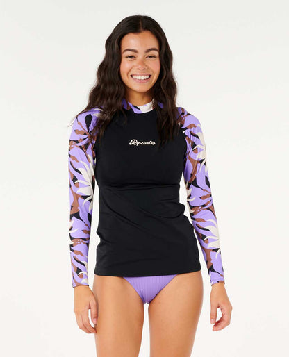 Rip Curl Women Cala Nights Long Sleeve Rash Guard