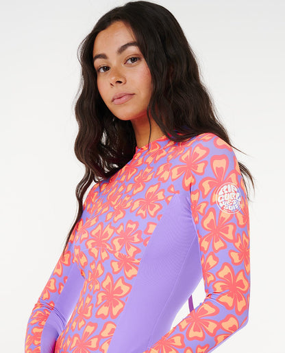 Rip Curl Women Neon Isles Long Sleeve UPF Surfsuit
