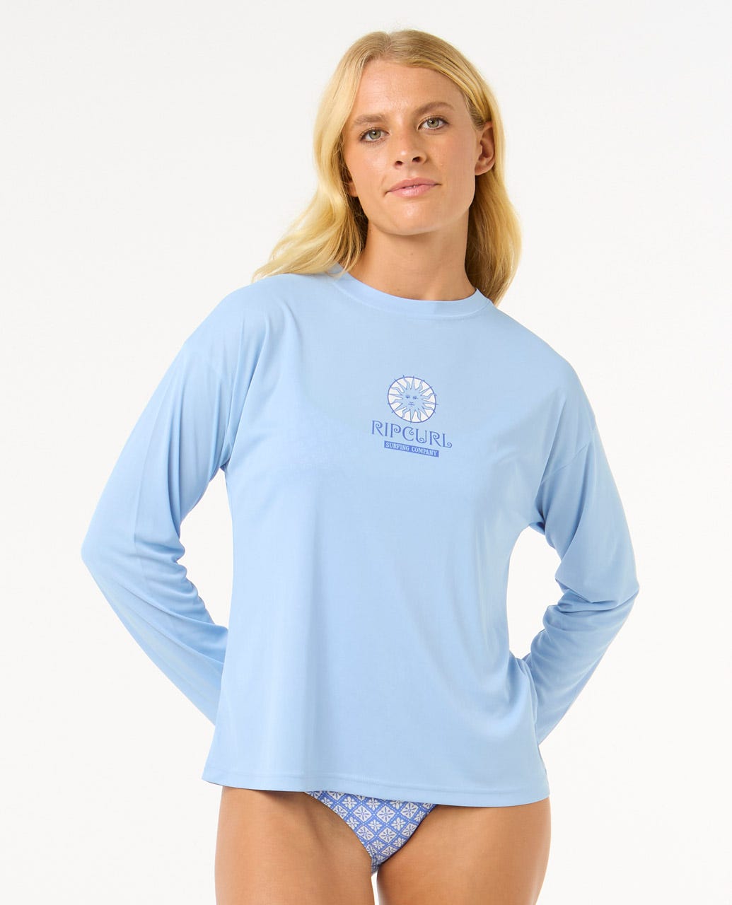 Rip Curl Women San Carlos Surf Lite Long Sleeve Rash Guard