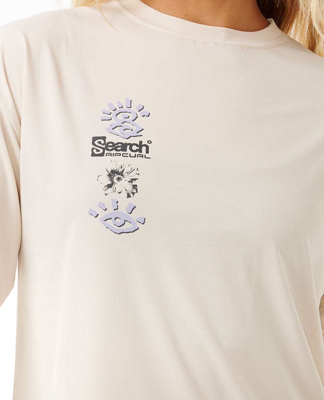 Rip Curl Women Search Surflite Long Sleeve Rash Vest Tee