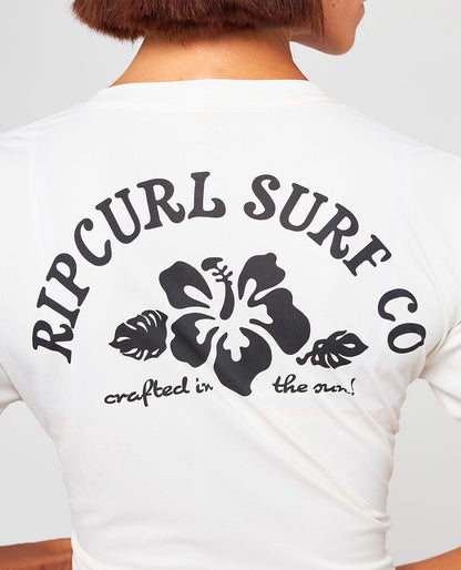 Rip Curl Women Hibiscus Surflite UPF50+ Rash Guard