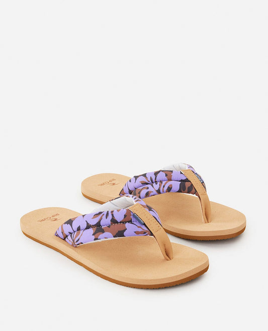 Rip Curl Women Freedom Plush Bloom Open Toe Sandals