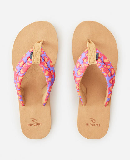 Rip Curl Women Freedom Plush Bloom Open Toe Sandals