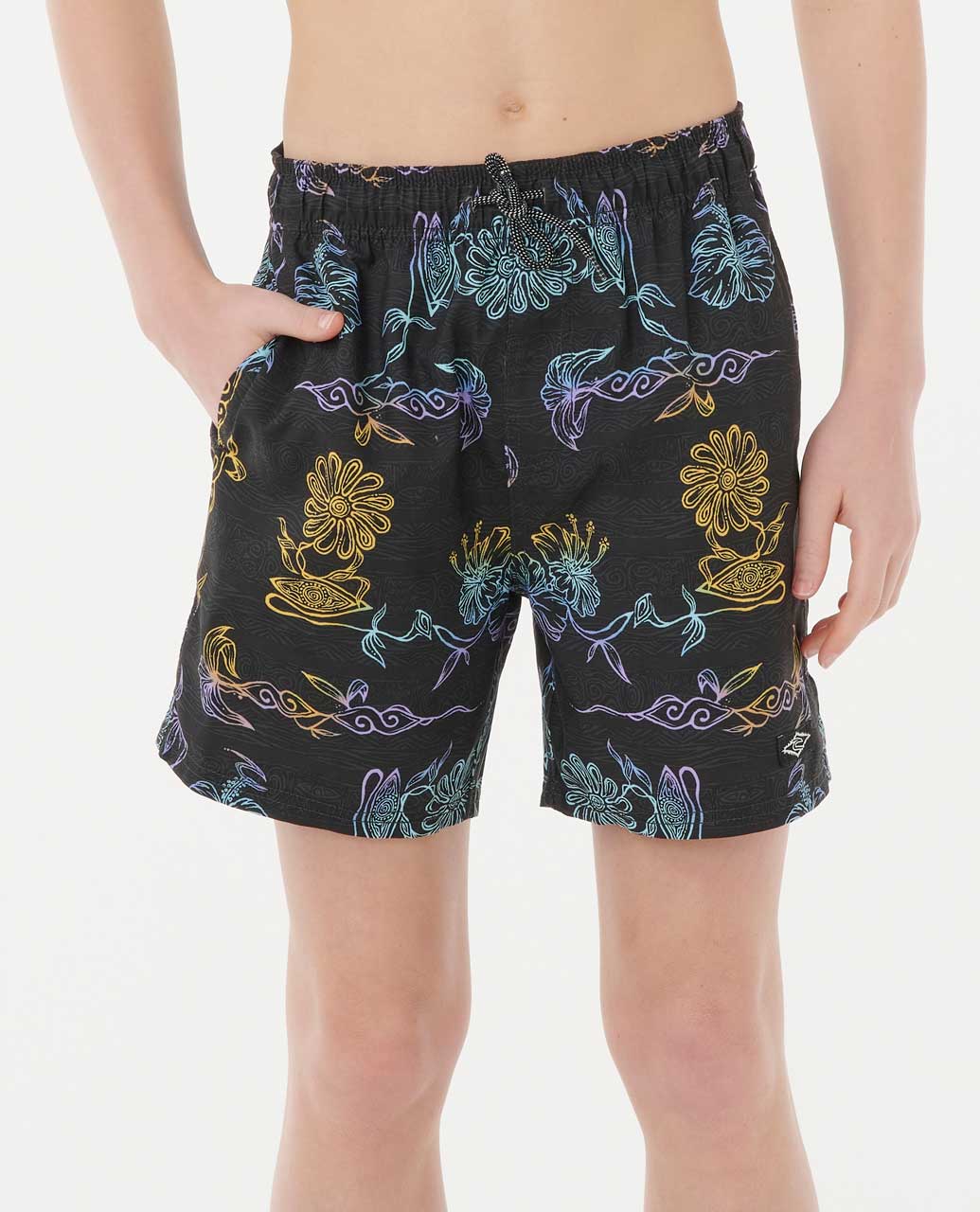Rip Curl Kids Tropic Daze Floral Volley - Boys (8-16 years)