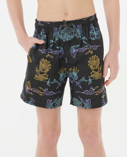 Rip Curl Kids Tropic Daze Floral Volley - Boys (8-16 years)