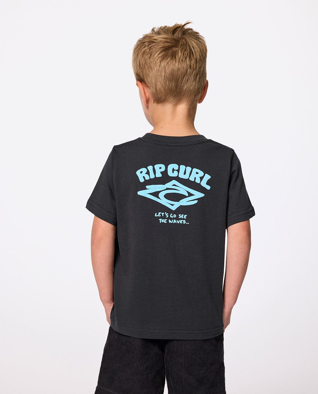 Rip Curl Kids Wave Dayz Logo Tee - Boys (1-8 years)