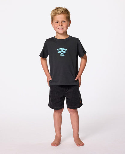 Rip Curl Kids Wave Dayz Logo Tee - Boys (1-8 years)