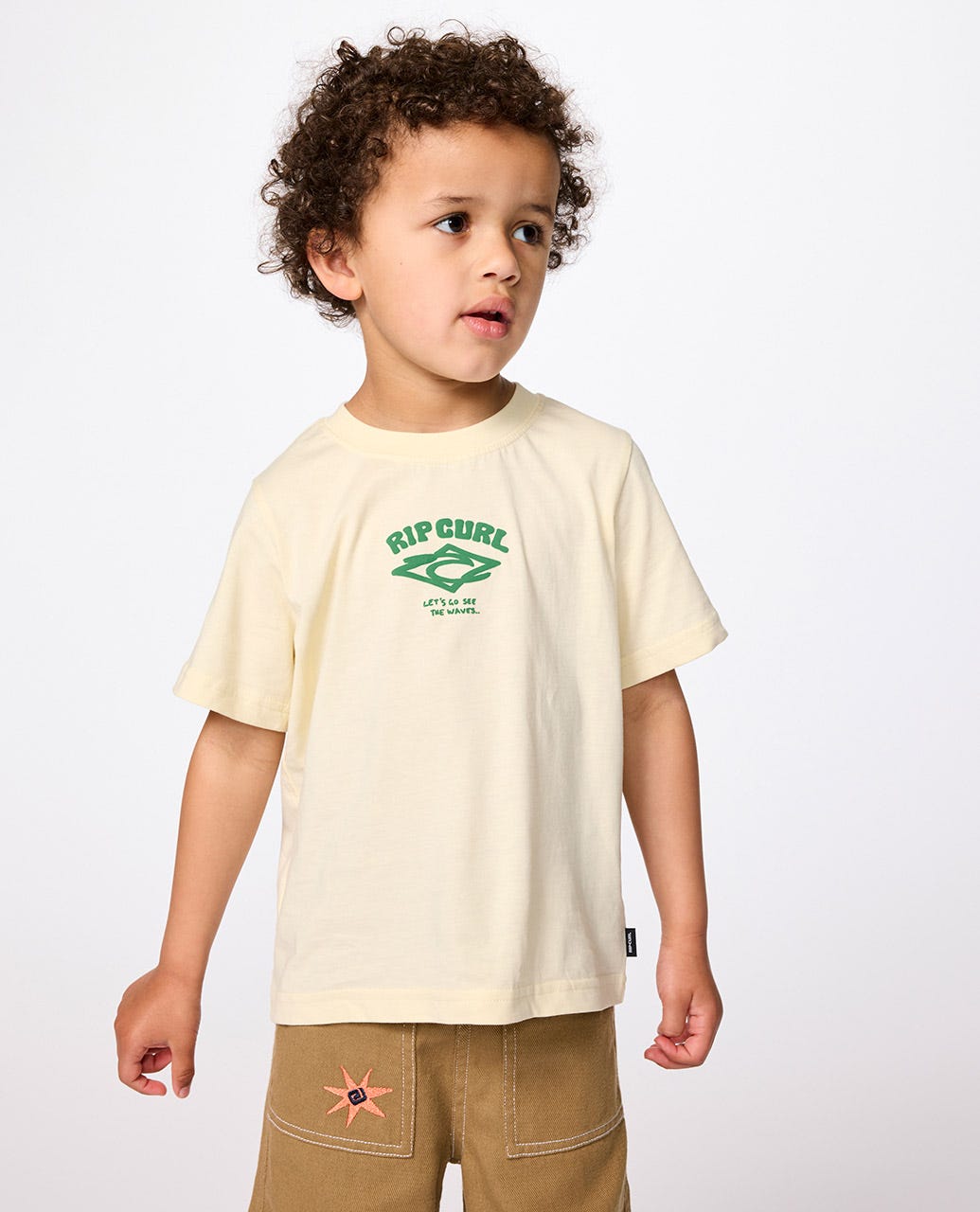 Rip Curl Kids Wave Dayz Logo Tee - Boys (1-8 years)