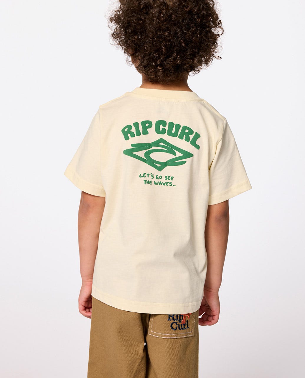 Rip Curl Kids Wave Dayz Logo Tee - Boys (1-8 years)