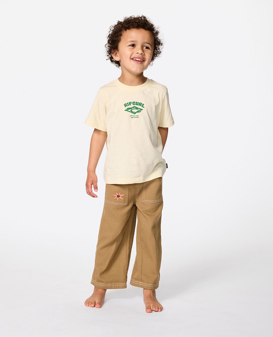 Rip Curl Kids Wave Dayz Logo Tee - Boys (1-8 years)