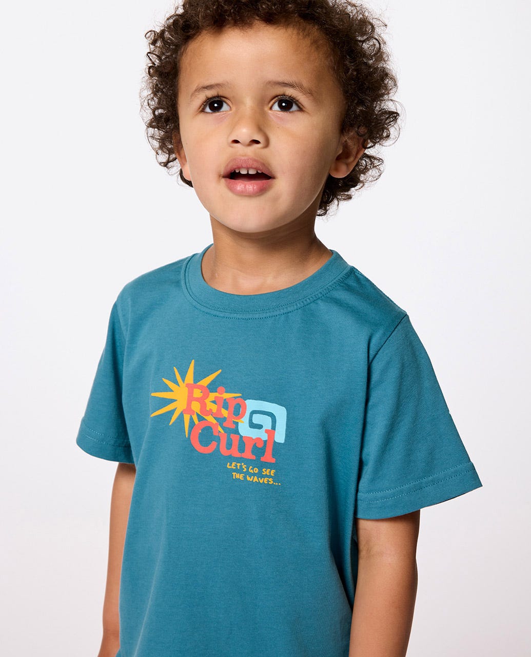 Rip Curl Kids Let's See The Waves Tee - Boys (1-8 years)