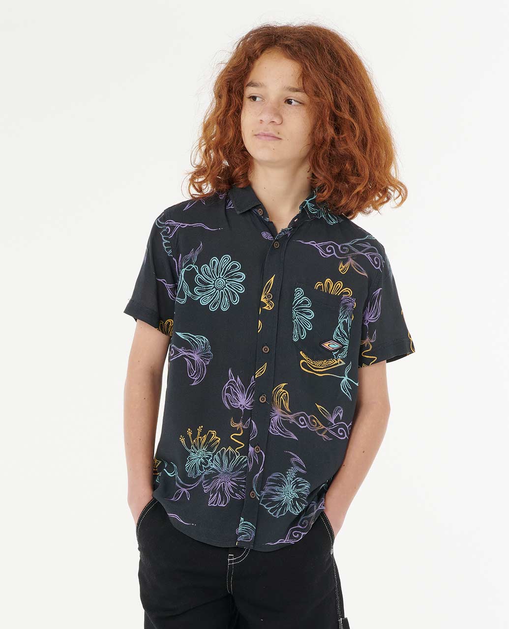 Rip Curl Kids Tropic Daze Floral Shirt - Boys (8-16 years)