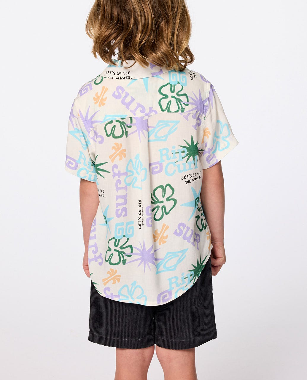 Rip Curl Kids Wave Dayz Short Sleeve Shirt - Boy(1-8 years)