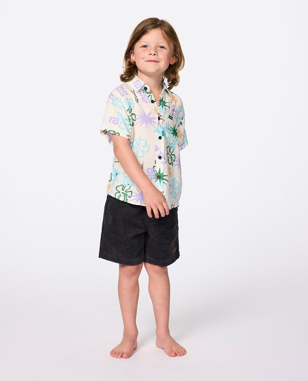 Rip Curl Kids Wave Dayz Short Sleeve Shirt - Boy(1-8 years)