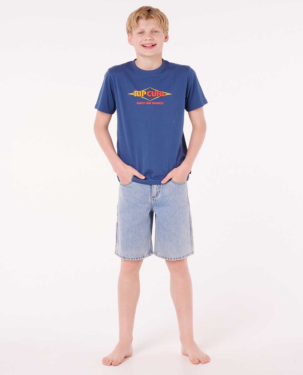 Rip Curl Kids Surf Revival Logo Tee - Boys (8-16 years)