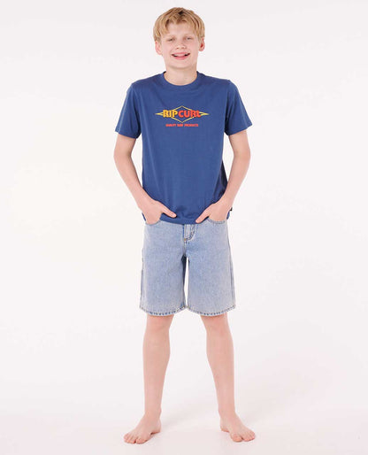 Rip Curl Kids Surf Revival Logo Tee - Boys (8-16 years)