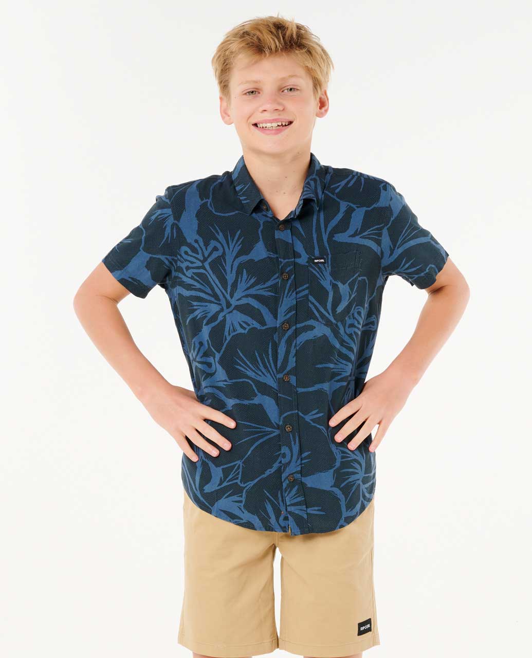 Rip Curl Kids Artist Of The Search - Cody Welsh Short Sleeve Shirt - Boys (8-16 years)