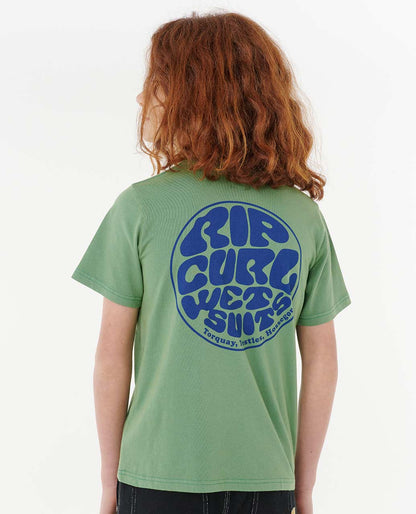 Rip Curl Kids Wetsuit Icon Tee - Kids (8-16 years)