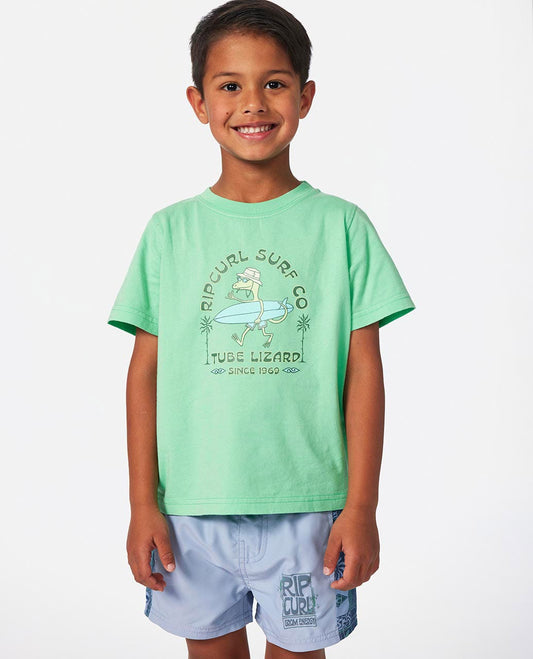 Rip Curl Kids Grom Energy Lizard Tee - Boys (2-8 years)