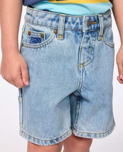 Rip Curl Kids Hyped Up Denim Short - Kids (1-8 years)