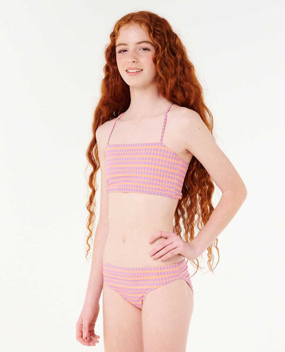 Rip Curl Kids Neon Isles Plaid Bikini - Girl (8-14 years)
