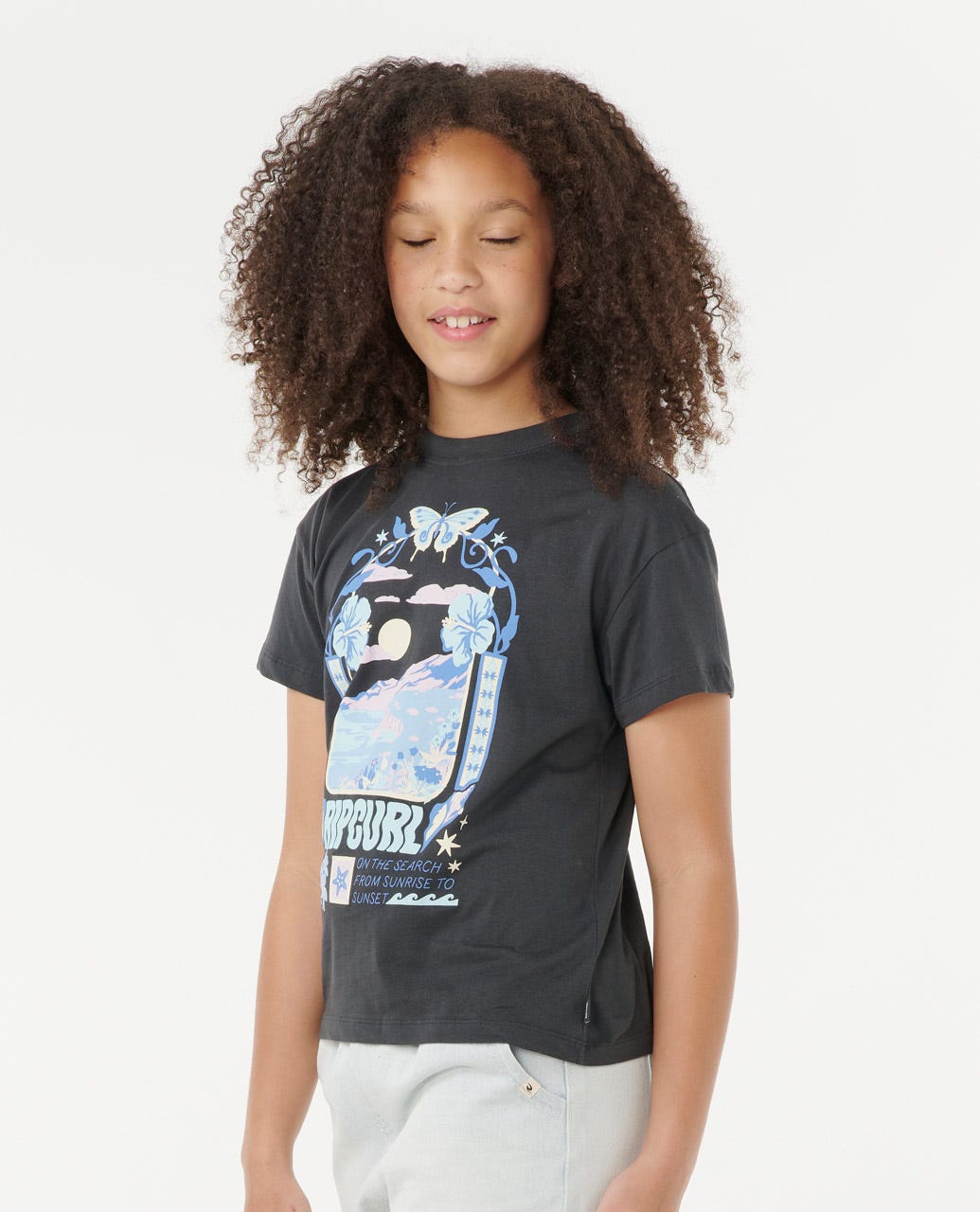 Rip Curl Kids Sunset Skies Art Tee - Girls (8-16 years)
