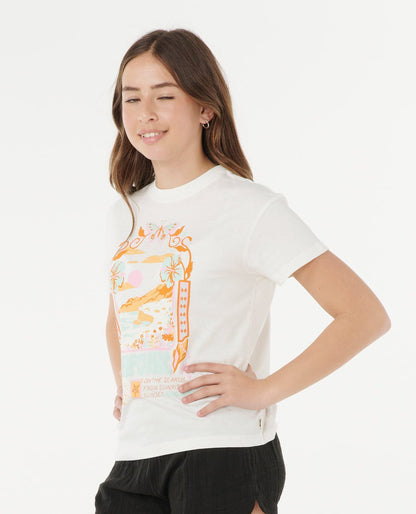 Rip Curl Kids Sunset Skies Art Tee - Girls (8-16 years)