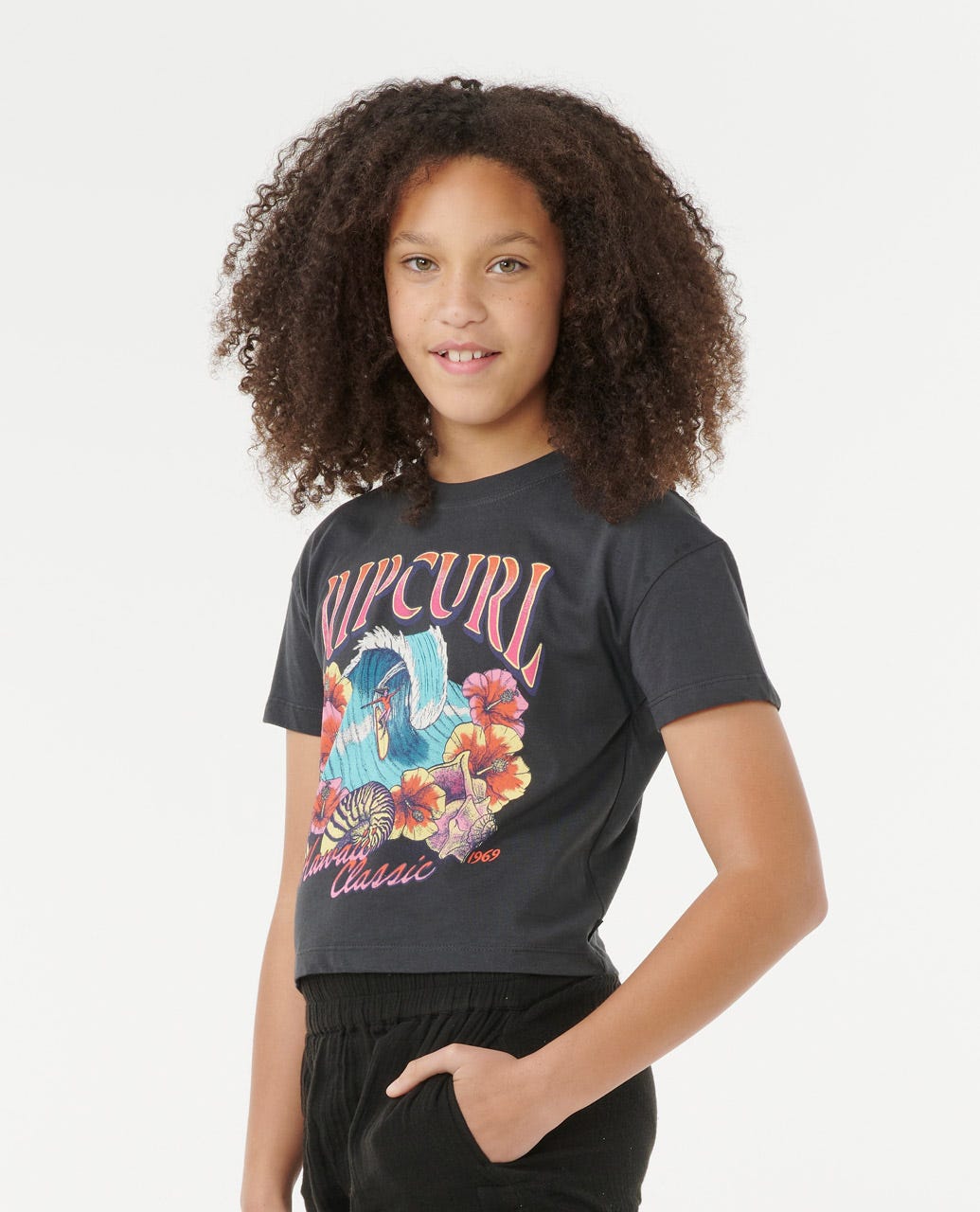 Rip Curl Kids Hawaii Classic Crop Tee - Girls (8-16 years)