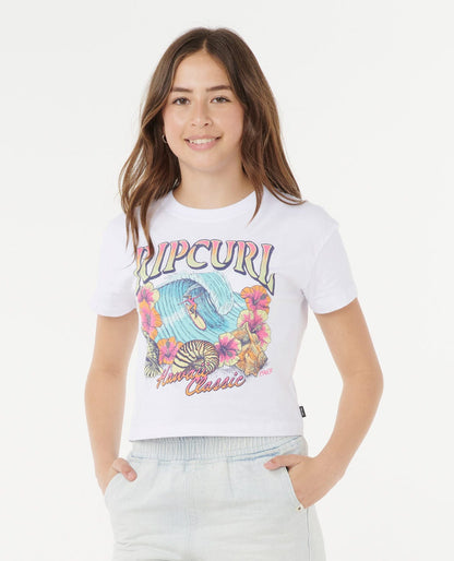 Rip Curl Kids Hawaii Classic Crop Tee - Girls (8-16 years)