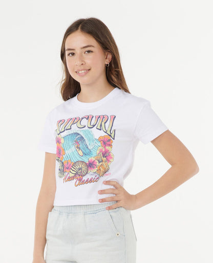 Rip Curl Kids Hawaii Classic Crop Tee - Girls (8-16 years)