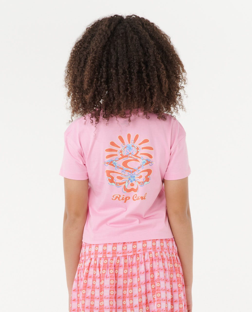 Rip Curl Kids Sunset Skies Crop Tee - Girls (8-16 years)