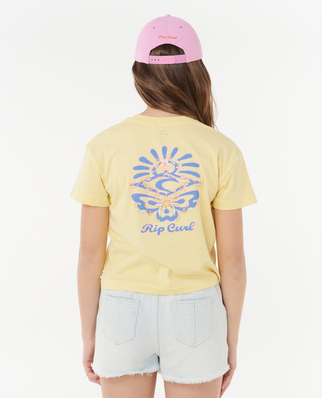 Rip Curl Kids Sunset Skies Crop Tee - Girls (8-16 years)