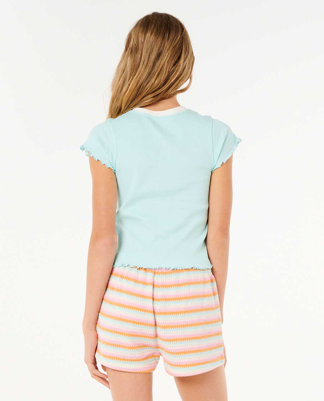 Rip Curl Kids Neon Isles Rib Tee - Girl (8-14 years)