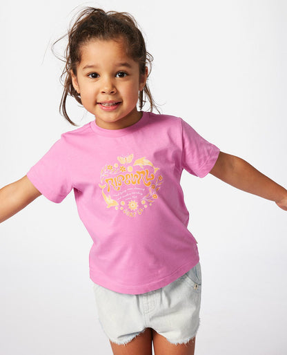 Rip Curl Kids Rainbow Logo Tee-Girl (1-8 years)