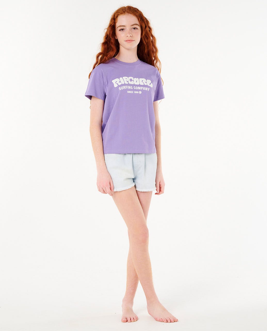 Rip Curl Kids Surf Puff Relaxed Tee - Girls (8-14 years)