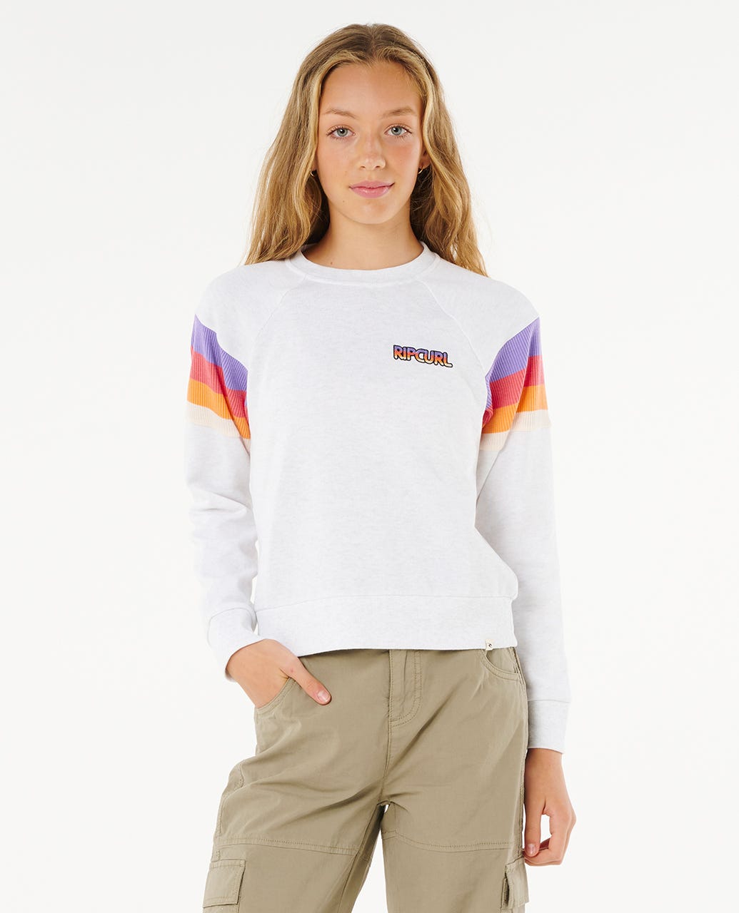 Rip Curl Kids Las Dalias Raglan Crew - Girl (8-14 years)