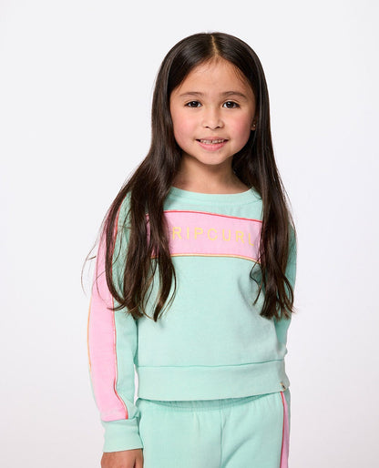 Rip Curl Kids Surf Revival Crew - Girls (1-8 years)