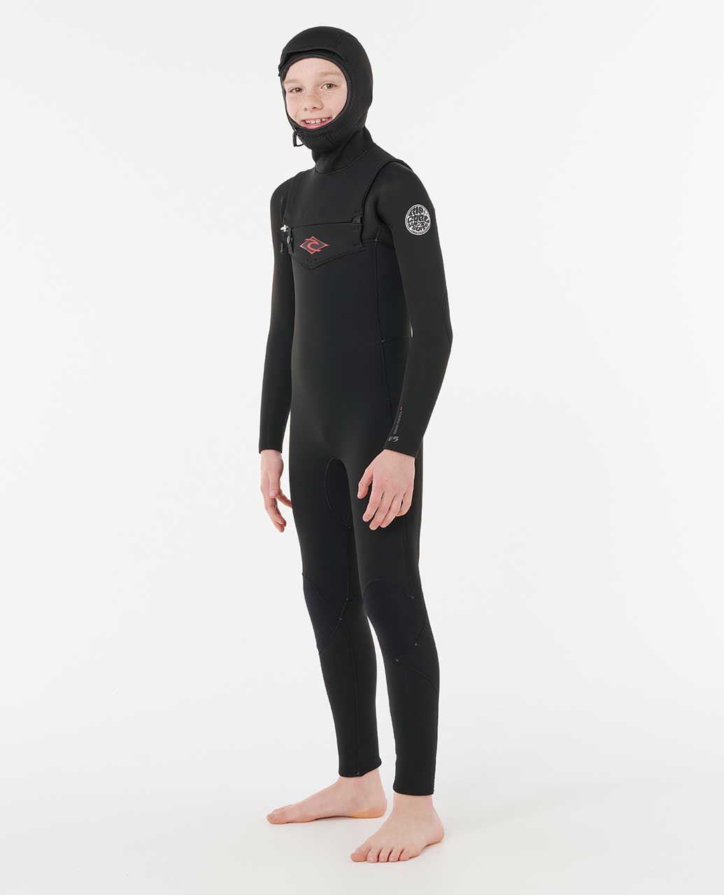 Rip Curl Kids Kids Dawn Patrol 5/4 Chest Zip Hooded Fullsuit Wetsuit