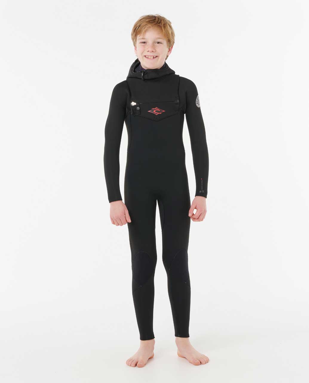 Rip Curl Kids Kids Dawn Patrol 5/4 Chest Zip Hooded Fullsuit Wetsuit